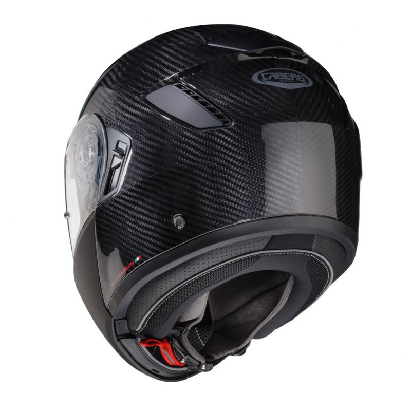   CABERG LEVO CARBON MC  ÅPNINGSHJELM MED SOLVISIR,PINLOCK